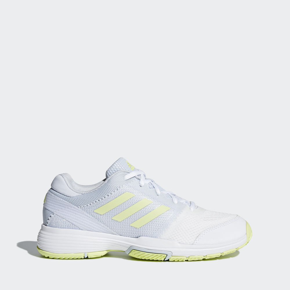 Adidas Barricade Club - παπούτσια τένις γυναικεια - Ασπρα/Μπλε/Κίτρινα/Ασπρα,Μέγεθος: EU 36 – 54 2/3